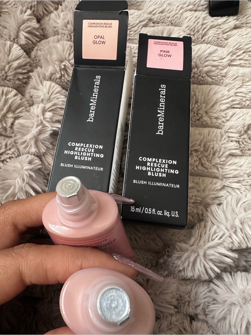 bareMinerals Complexion Rescue Highlighting Blush Duo - Pink Glow & Opal Glow